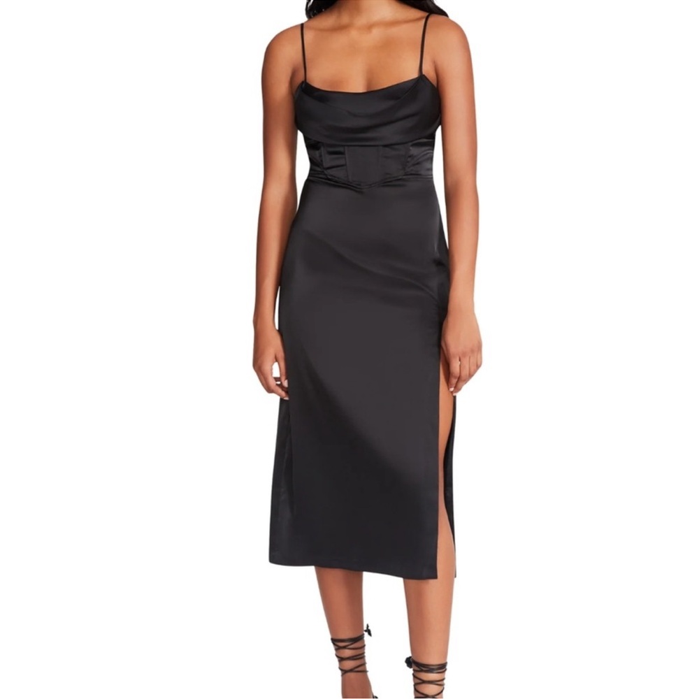 Silk Black Dress